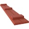 Ekena Millwork Americraft 2-Board (3 Batten) Wood Joined Board-n-Batten Shutters w/Ellipt Top, ARW401BE207X77CLH, PR ARW401BE207X77CLH - alternate 7